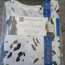 Load image into Gallery viewer, Ecothreads Women's Short Sleeve T-Shirt Organic Cotton 2Pack