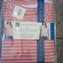 Load image into Gallery viewer, Ecothreads Women's Short Sleeve T-Shirt Organic Cotton 2Pack