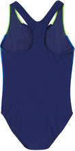 Load image into Gallery viewer, Speedo Girls Racerback Sport Splice One Piece Swimsuit
