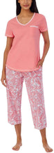 Load image into Gallery viewer, Carole Hochman Ladies 2-Piece Cotton Pajama Set for Women