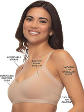 Load image into Gallery viewer, Felina Ladies' Side Smoothing Seamless Adjustable Bra 2 Pack