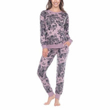 Load image into Gallery viewer, Honeydew Women’s Hacci Lounge PJ Set, 2-Piece