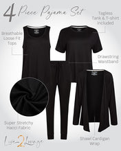 Load image into Gallery viewer, Live 2 Lounge Ladies' 4-Piece Essentials Lounge Set