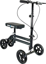 Load image into Gallery viewer, KneeRover Economy Knee Scooter Steerable Knee Walker Crutch Alternative with Dual Braking System in Matte Black