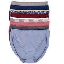 Load image into Gallery viewer, Felina Full Coverage Hi-Cut 8 Pack Women's Panties Assorted