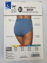 Load image into Gallery viewer, Black Bow Ladies' 5-Pack High Waist Modal Stretch Briefs with Lace