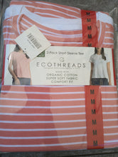 Load image into Gallery viewer, Ecothreads Women's Short Sleeve T-Shirt Organic Cotton 2Pack