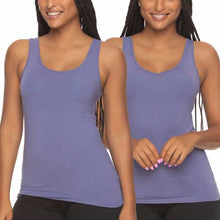 Load image into Gallery viewer, NoTag Felina Women's Cotton Modal Reversible Tank Top 4 Pack