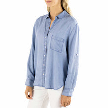 Load image into Gallery viewer, Jach's Girlfriend Ladies' Long Sleeve Button-Up Blouse