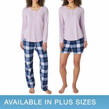 Load image into Gallery viewer, Eddie Bauer Ladies' 3-Piece Waffle Fleece Pajamas Set