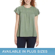 Load image into Gallery viewer, Ella Moss Ladies' Lace Trim Knit Top