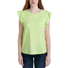 Load image into Gallery viewer, Ecothreads Women's 2-pack Flutter Sleeve Soft Organic Cotton Tee Top