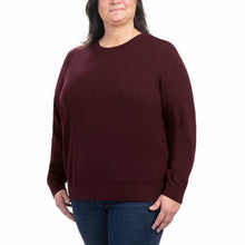 Load image into Gallery viewer, Katherine Barclay Merino Extra Fine Wool Crewneck Sweater