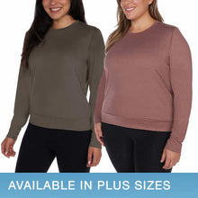 Load image into Gallery viewer, Lukka Lux Ladies' Long Sleeve Active Top, 2 Pack