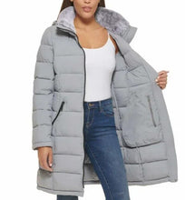 Load image into Gallery viewer, Andrew Marc Ladies' Long Stretch Parka Coat Fur Lined Hood Jacket