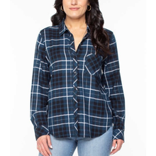 Load image into Gallery viewer, Well Worn Ladies' Flannel Button-up Shirt