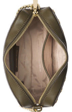Load image into Gallery viewer, Michael Kors Ginny Medium Camera Olive Leather Stars Studs Crossbody Bag New