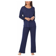 Load image into Gallery viewer, Midnight Carole Hochman Ladies' Ribbed 2-piece Lounge Set