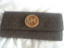Load image into Gallery viewer, Michael Kors Fulton Flap Continental Wallet - Brown 32S7GFTE3B-200 New No Tag