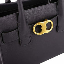 Load image into Gallery viewer, Tory Burch Women Satchel Purse Black Gemini Link Leather Small Tote New with tag