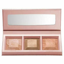 Load image into Gallery viewer, bareMinerals Crystalline Glow Bronzer & Highlighter Palette with Brush