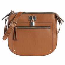 Load image into Gallery viewer, Hilary Radley Maya Crossbody Purse Cognac Brown