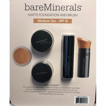 Load image into Gallery viewer, bareMinerals Matte Foundation And Brush SPF 15