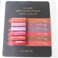 Load image into Gallery viewer, La Muse Deep Color Lip Balm Collection 6 Count