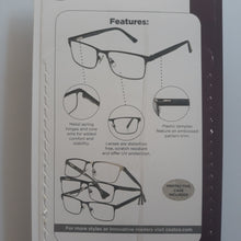 Load image into Gallery viewer, Design Optics By Foster Grant Full Frame Metal +1.50, 3 Pack