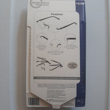 Load image into Gallery viewer, Design Optics By Foster Grant Rimless Metal +2.50, 3 Pack