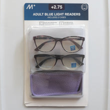 Load image into Gallery viewer, M+ Blue Light Protection Reading Glasses 2 Pack