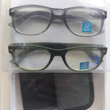 Load image into Gallery viewer, M+ Blue Light Protection Reading Glasses 2 Pack, +2.75