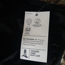 Load image into Gallery viewer, Lands' End Scoop-Neck 1 Piece Swimsuit Ombre Ripple