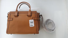 Load image into Gallery viewer, Coach Women's Mixed Leather Swagger 27, Dk/Light Saddle