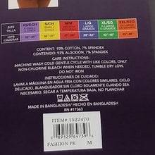 Load image into Gallery viewer, Carole Hochman Womens 5-Pack Midnight Hi-Cut Cotton Hipster