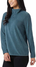 Load image into Gallery viewer, 32 Degrees Heat Womens Midweight Snap Arctic Fleece Pullover