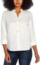 Load image into Gallery viewer, Orvis Women's Long Sleeve Linen Blend Top