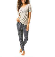 Load image into Gallery viewer, Lucky Brand Women's 3 Piece Pajama Set, Tee, Short and Pant
