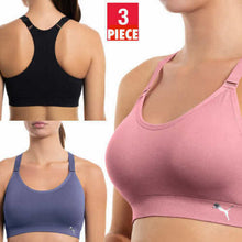 Load image into Gallery viewer, PUMA Women Sports Bra, 3-Pack