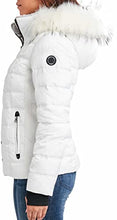 Load image into Gallery viewer, Nautica Womens Faux Fur Trim Hooded Midweight Puffer Jacket