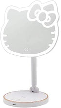 Load image into Gallery viewer, Hello Kitty LED Rechargeable Makeup Mirror and Wireless Compact LED Mirror