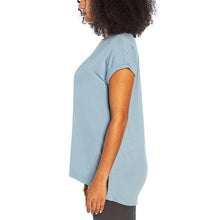 Load image into Gallery viewer, Banana Republic Women V-neck Roll Sleeve Tee Shirt