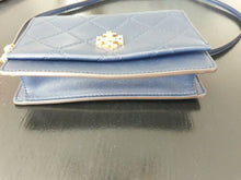Load image into Gallery viewer, Tory Burch Georgia Turn-lock Mini Crossbody Shoulder Bag Navy Blue and Gold