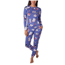 Load image into Gallery viewer, Munki Munki Ladies' 3-Piece Pajama Set