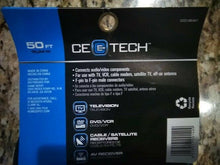 Load image into Gallery viewer, CE-TECH 50 ft. RG-6 Coaxial Cable
