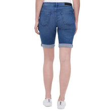 Load image into Gallery viewer, DKNY Jeans Women's Roll Cuff Denim Bermuda Shorts