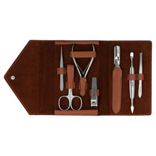 Load image into Gallery viewer, Nippes Solingen Stainless Steel 7-piece Manicure Set Pick your color