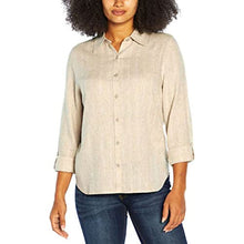 Load image into Gallery viewer, Orvis Women's Long Sleeve Linen Blend Top