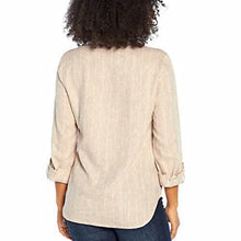 Load image into Gallery viewer, Orvis Women's Long Sleeve Linen Blend Top