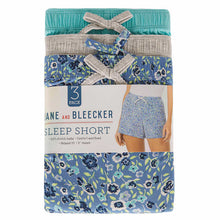 Load image into Gallery viewer, Jane and Bleecker Ladies' Sleep Short, 3-pack